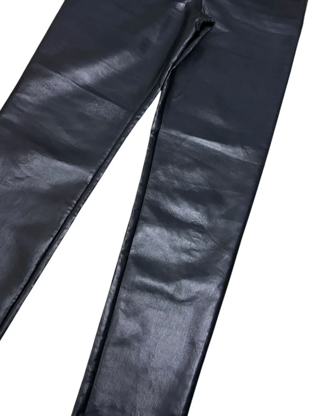ARITZIA WILFRED Faux Vegan Leather Pants THE MELINA Straight Trousers Womens 6